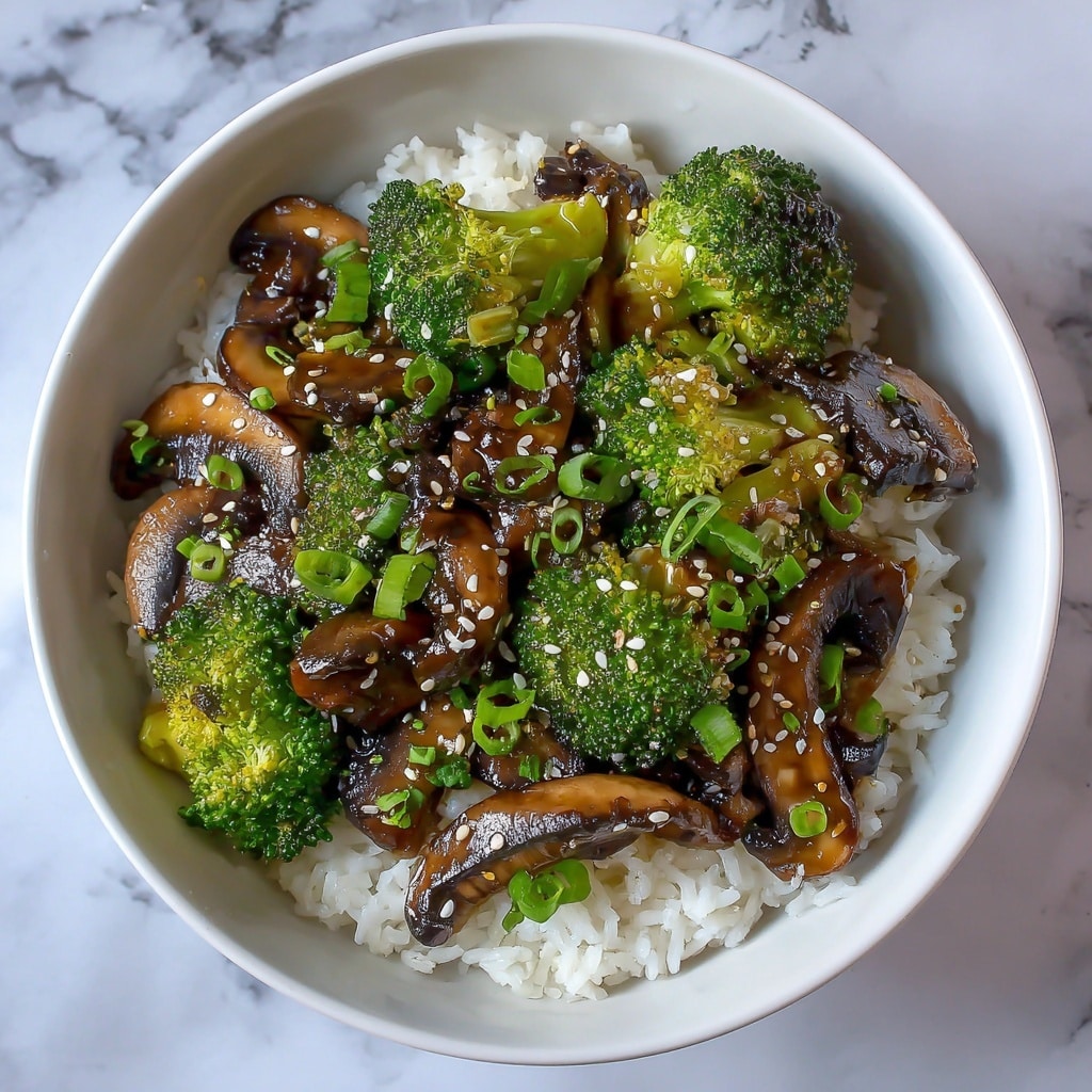 Broccoli and Mushroom Stir Fry - Recipe Image