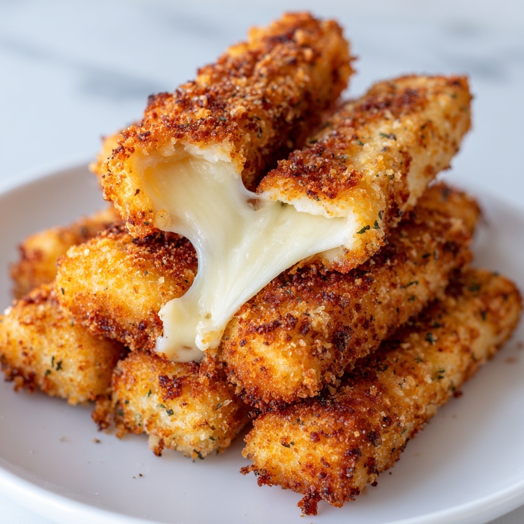Crispy Cheese-Stuffed Potato Sticks Recipe - Recipe Image