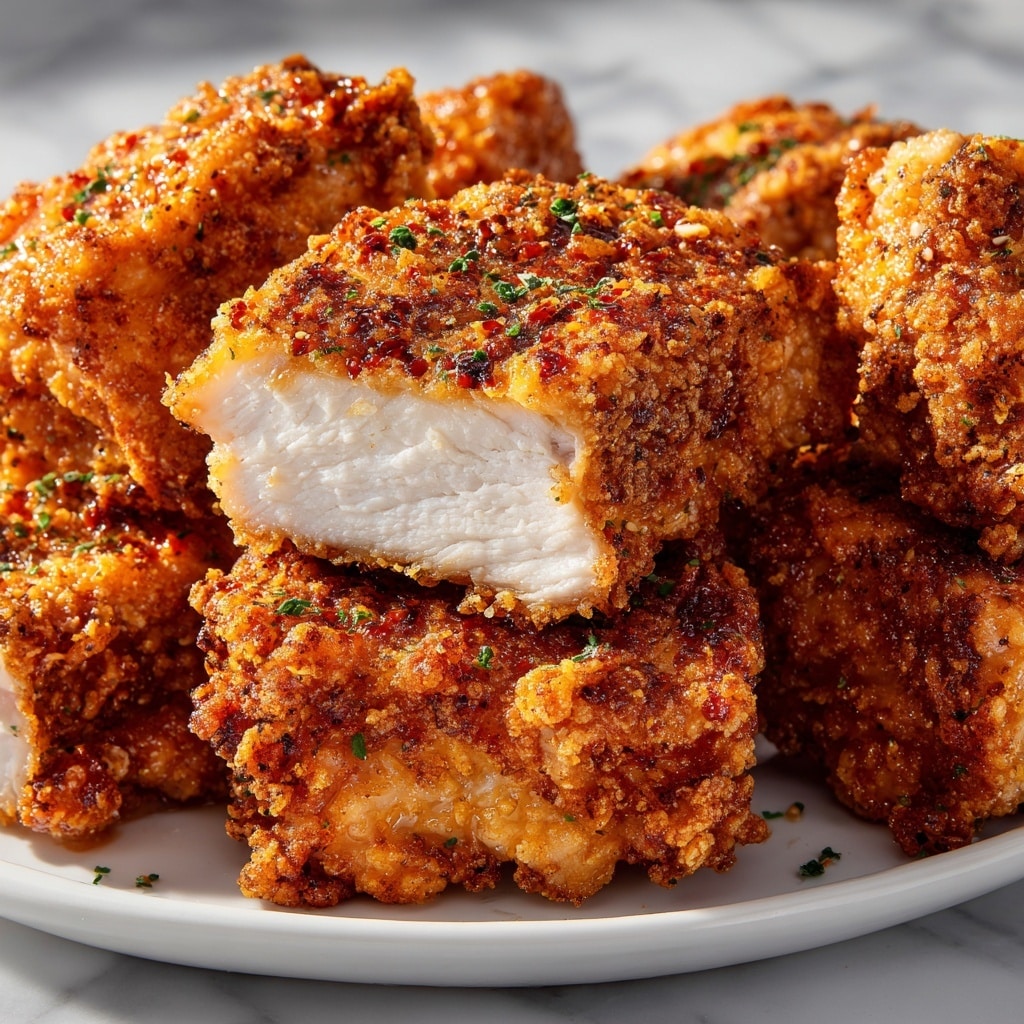 Homemade Oven-Baked KFC Style Chicken Recipe - Recipe Image