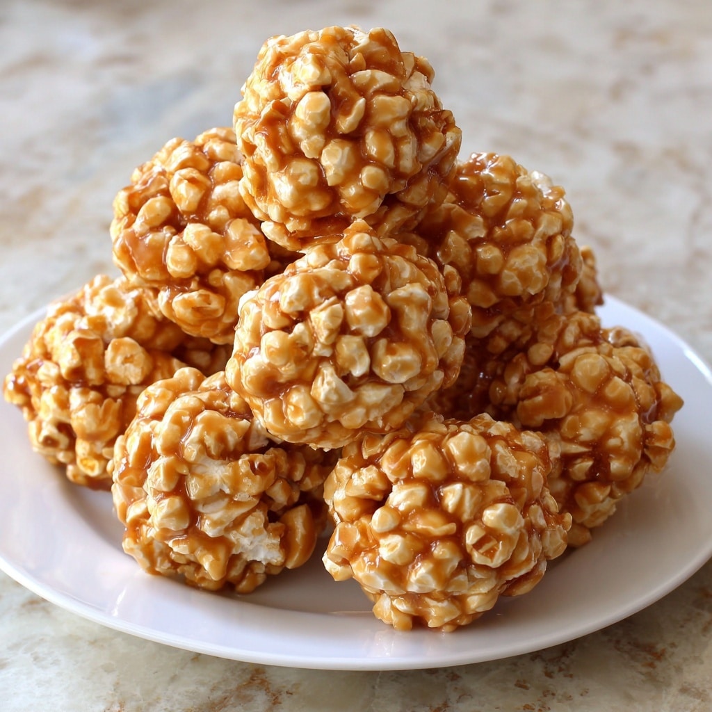 Caramel Popcorn Balls Recipe - Recipe Image