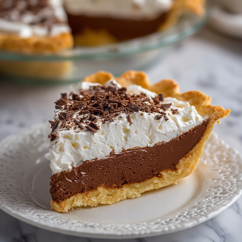 Black Bottom Pie Recipe - Recipe Image