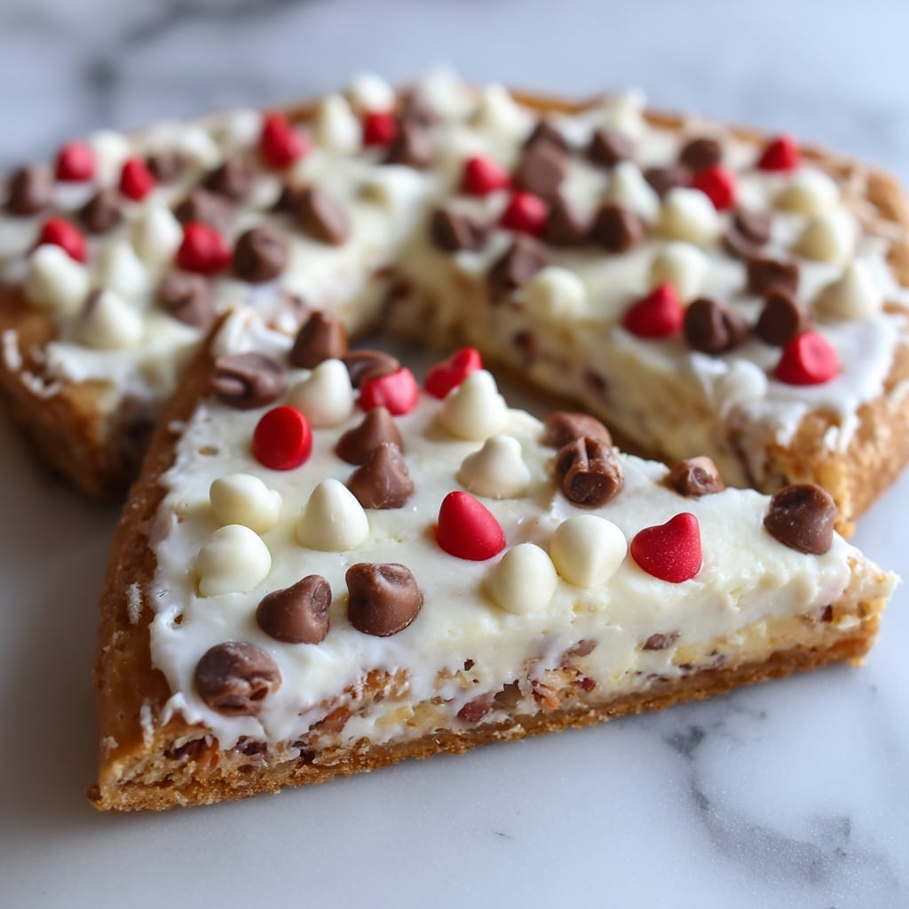 White Chocolate Brownie Pizza with Berries and Sprinkles Recipe - Recipe Image