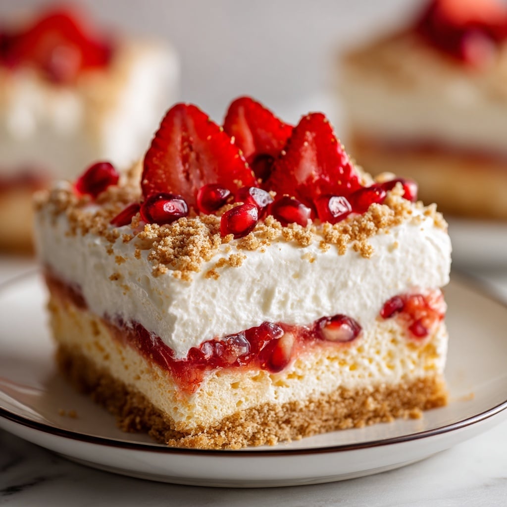 Simple No Bake Strawberry Cheesecake Lasagna Recipe - Recipe Image