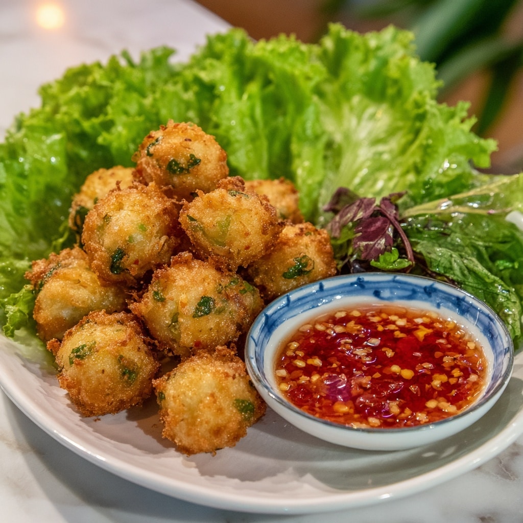 Shrimp and Sweet Potato Fritters (Bánh Tôm) Recipe - Recipe Image