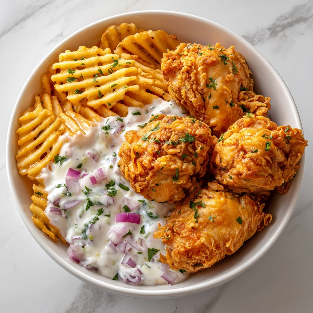 Buttermilk Fried Chicken with Summer Potato Salad Recipe - Recipe Image