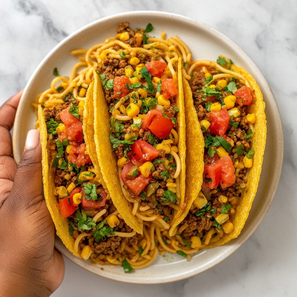 Easy Taco Spaghetti Recipe for a Flavorful Dinner Recipe - Recipe Image
