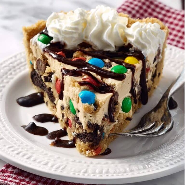 Monster Cookie Peanut Butter Cheesecake Pie Recipe