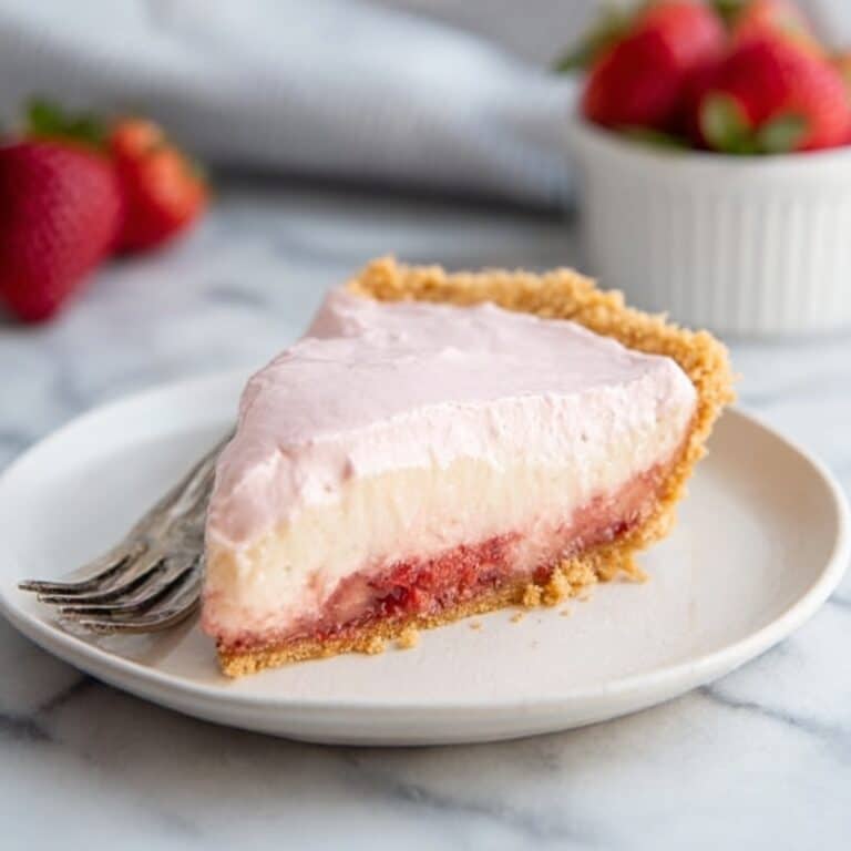 No-Bake Strawberry Lemonade Pie Recipe