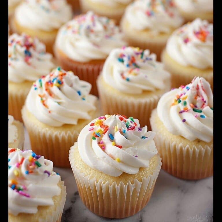 Bakery-Style Vanilla Cupcakes Recipe