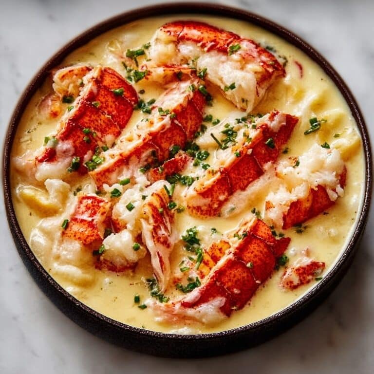 Cajun Seafood Alfredo with Lobster, Crab, and Salmon Recipe