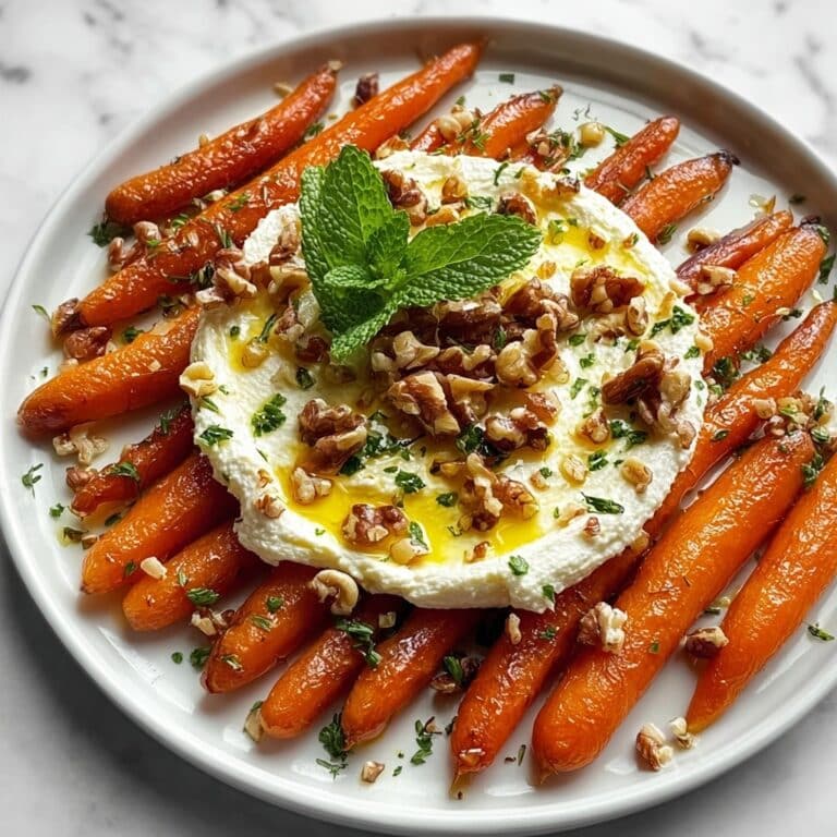 Roasted Carrots with Whipped Ricotta and Hot Honey Recipe