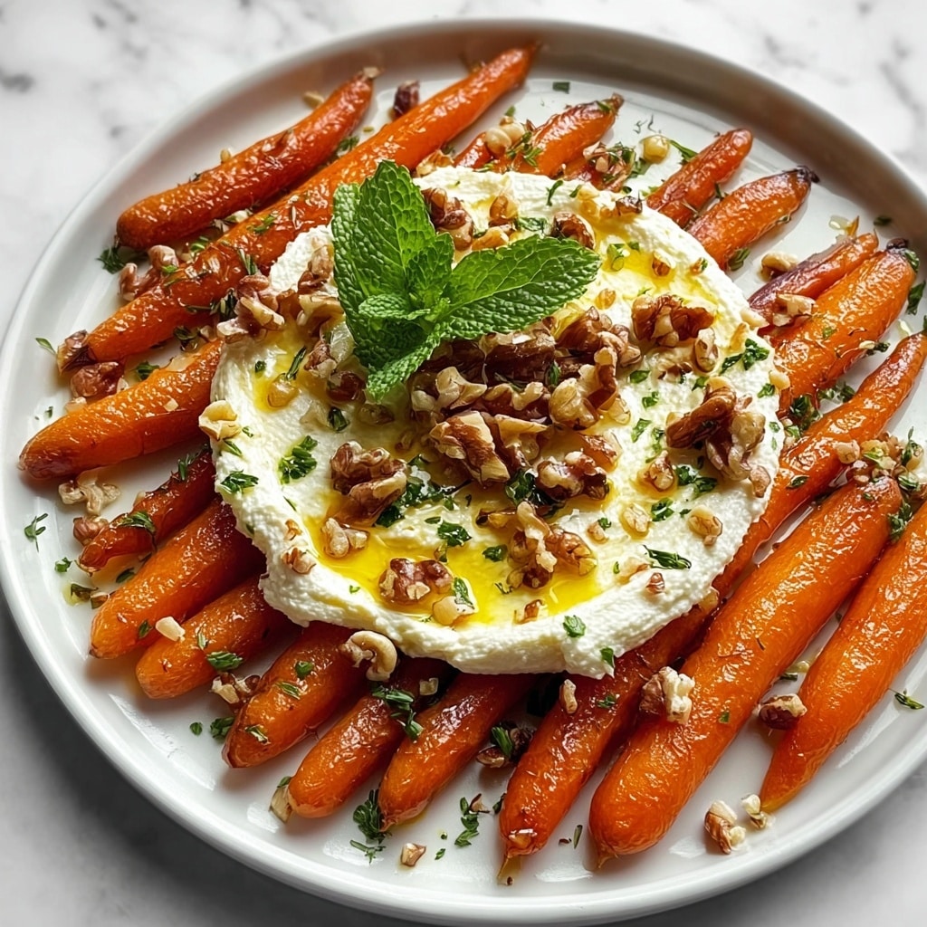 Roasted Carrots with Whipped Ricotta and Hot Honey Recipe