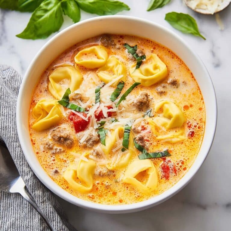 Creamy Sausage Tortellini Soup Recipe