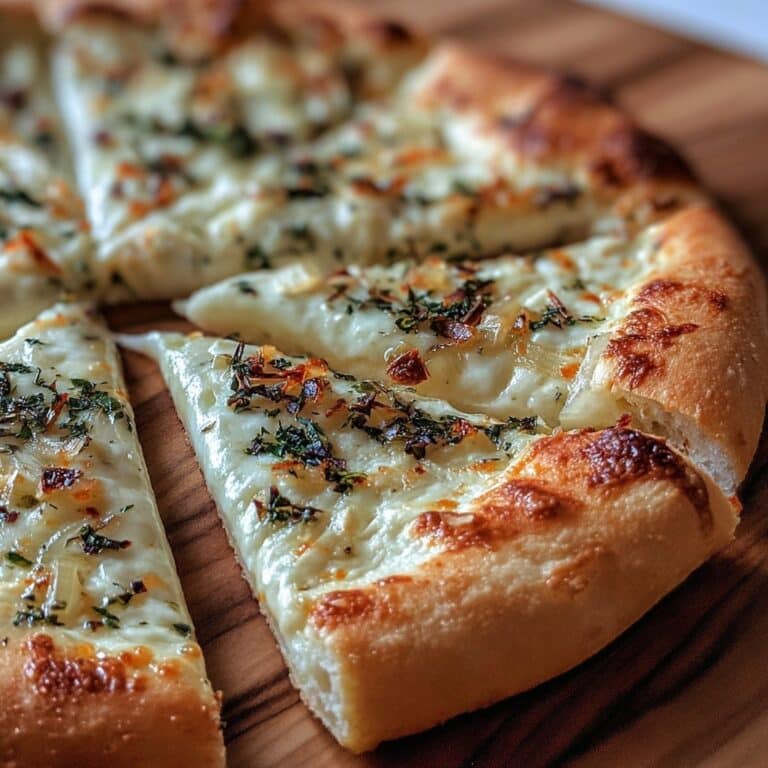 White Garlic Pizza Recipe