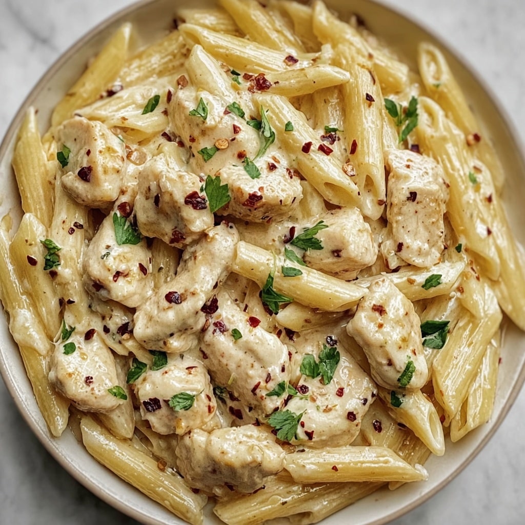Garlic Parmesan Chicken Pasta Recipe - Recipe Image
