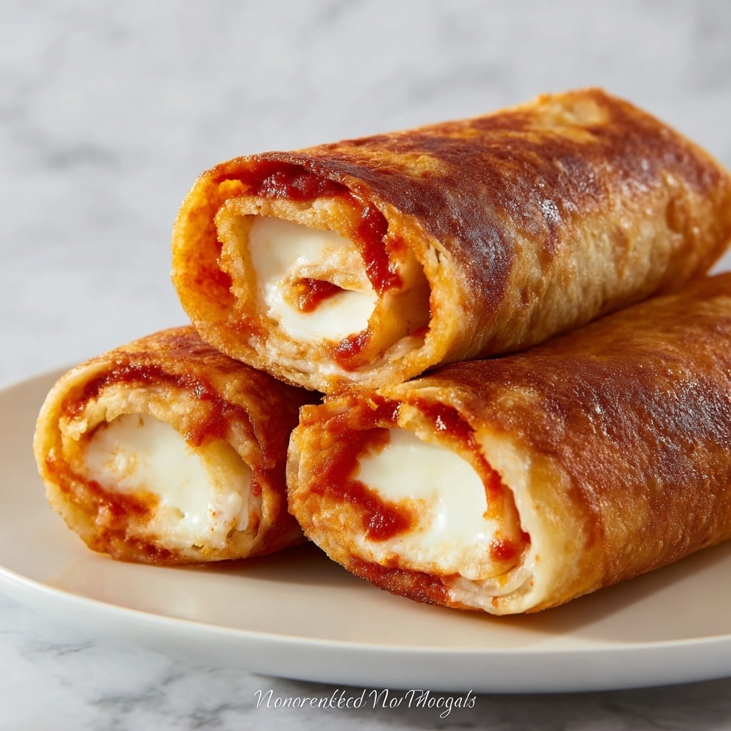 Easy Air Fryer Pizza Roll Ups Recipe - Recipe Image