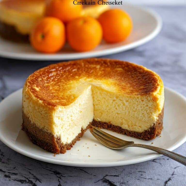 Orange or Clementine Ricotta Cheesecake Recipe