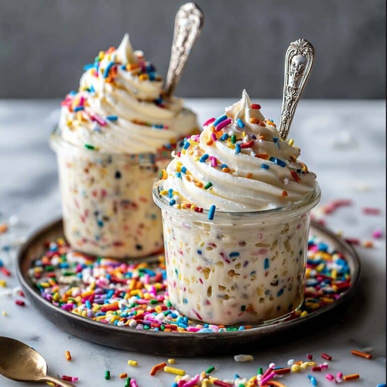 Birthday Cake Overnight Oats Recipe