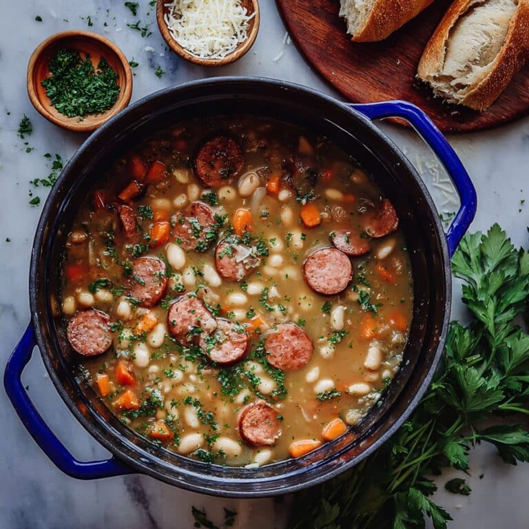 Creamy White Bean and Kielbasa Soup Recipe