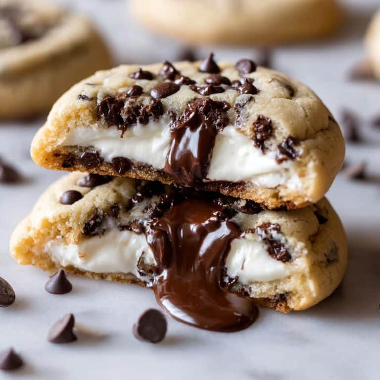 Cheesecake-Filled Chocolate Chip Cookies Recipe