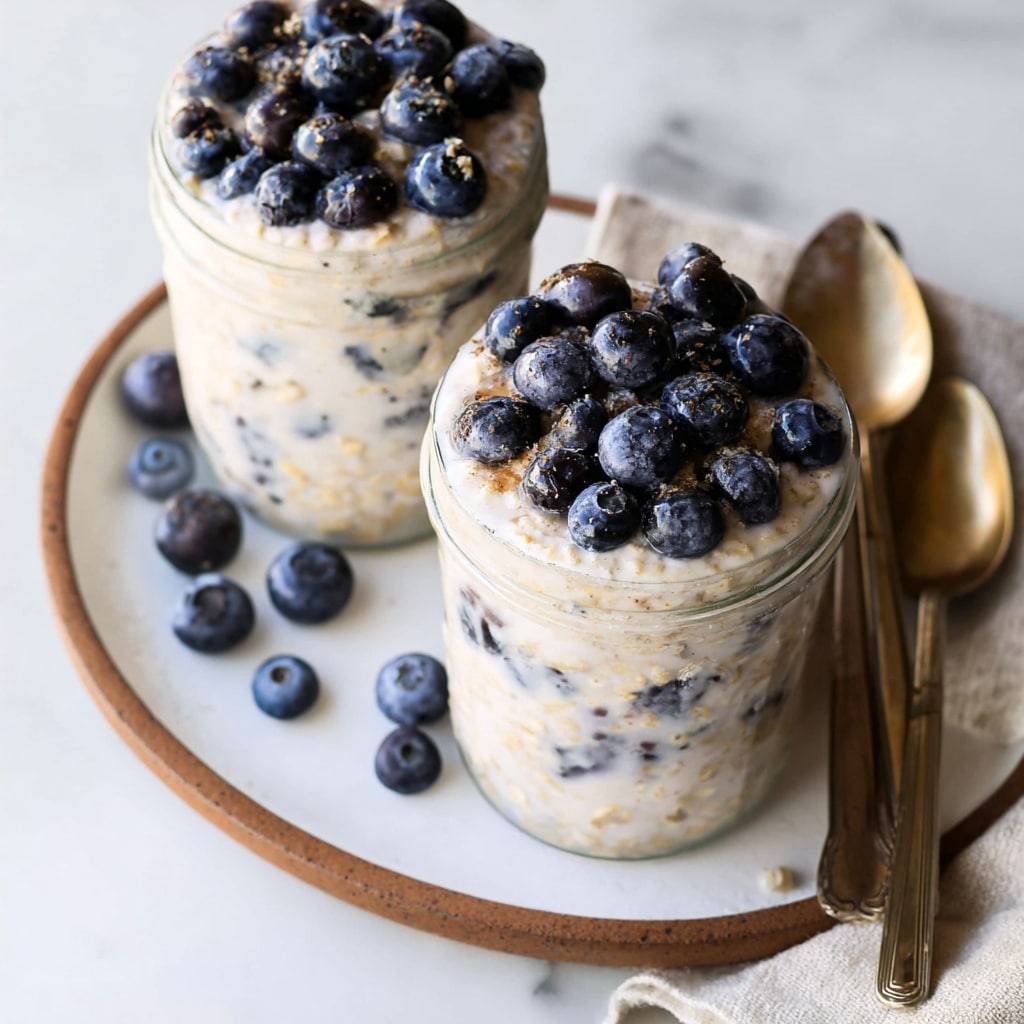 Blueberry Overnight Oats Recipe - Recipe Image