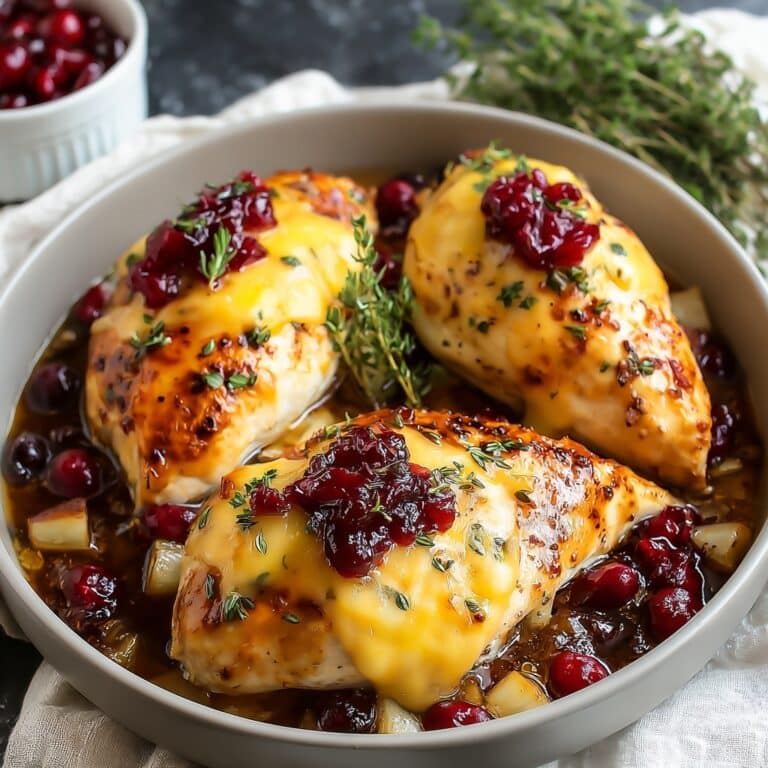 Cranberry Brie Stuffed Chicken Recipe