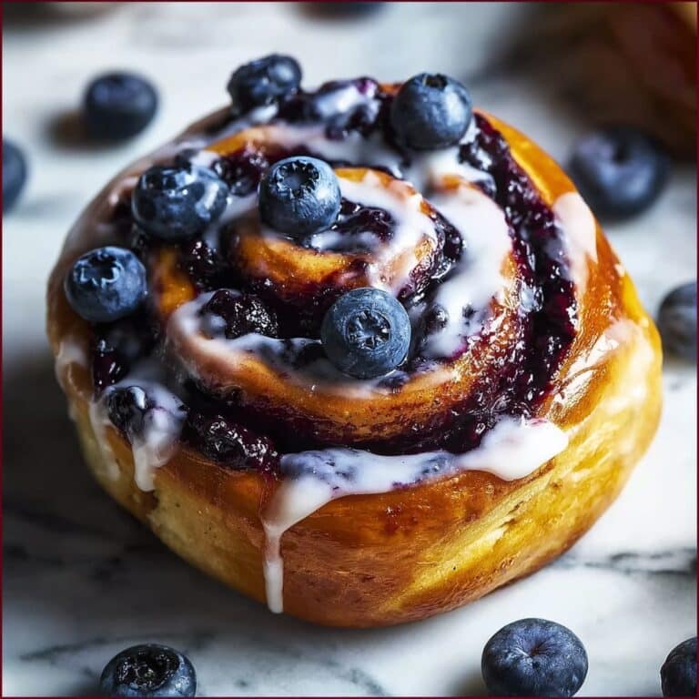 Homemade Blueberry Cinnamon Sweet Rolls Recipe