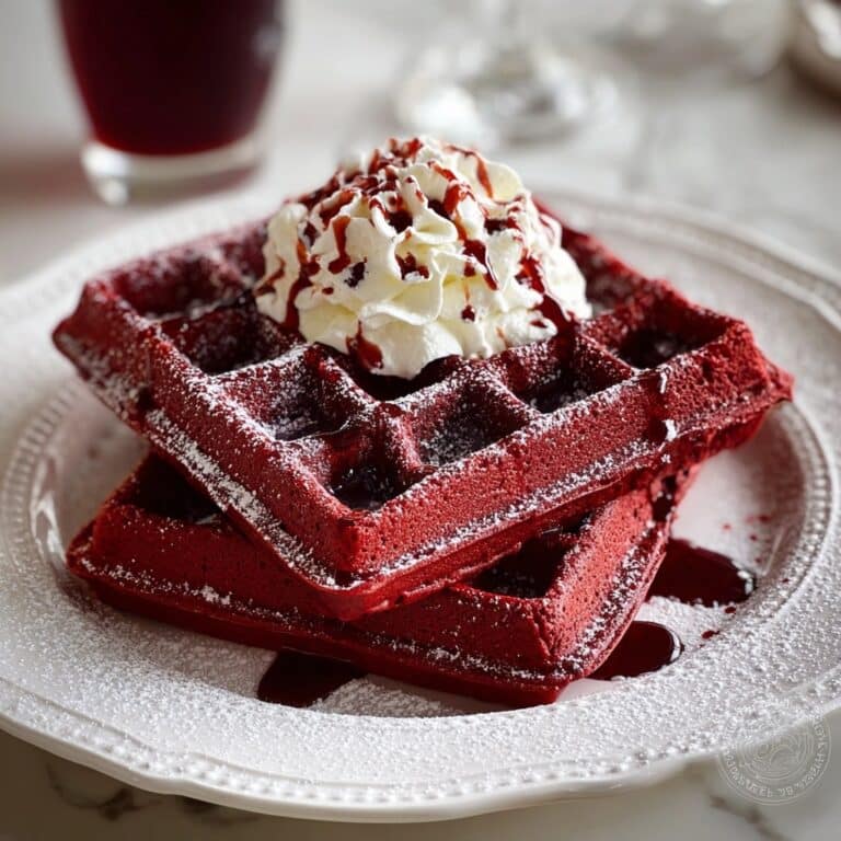 Red Velvet Waffles Recipe