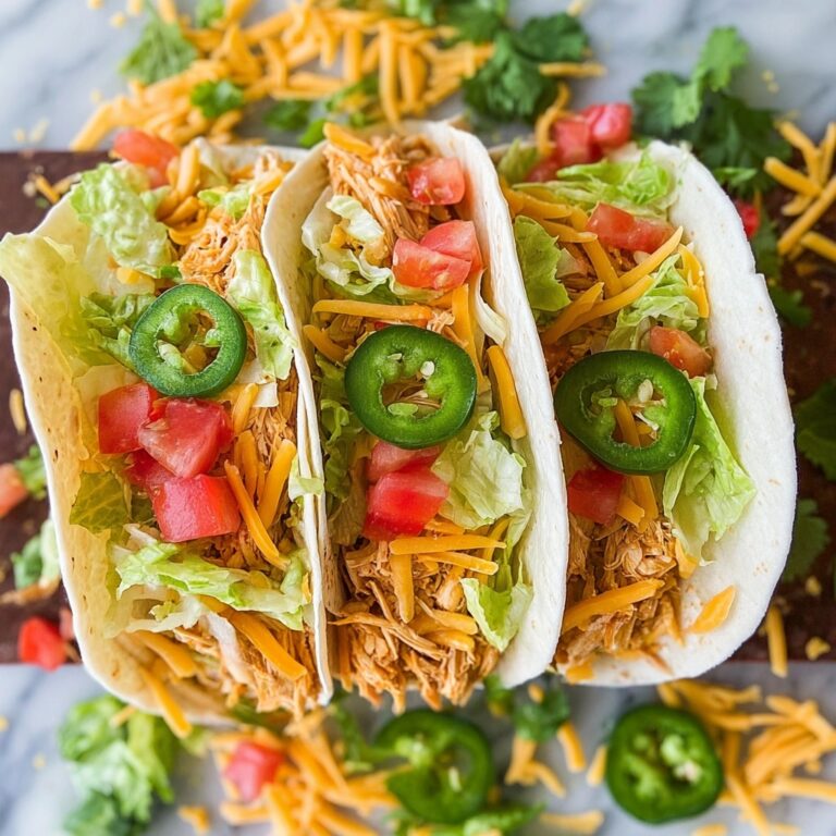 Slow Cooker Queso Chicken Tacos Recipe