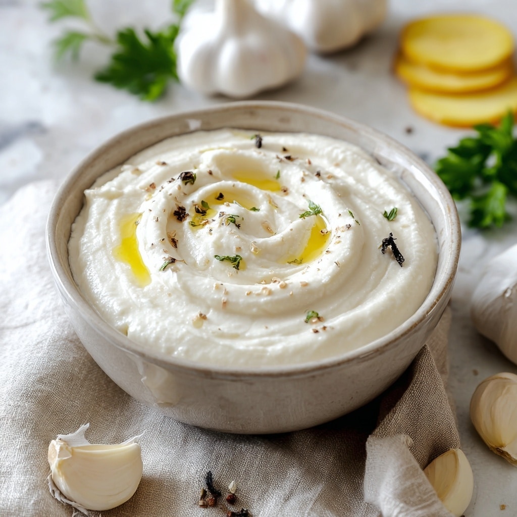 Lebanese Garlic Sauce Recipe - Recipe Image
