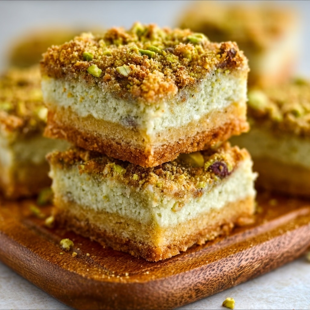 Pistachio Dream Cookie Bars Recipe - Recipe Image