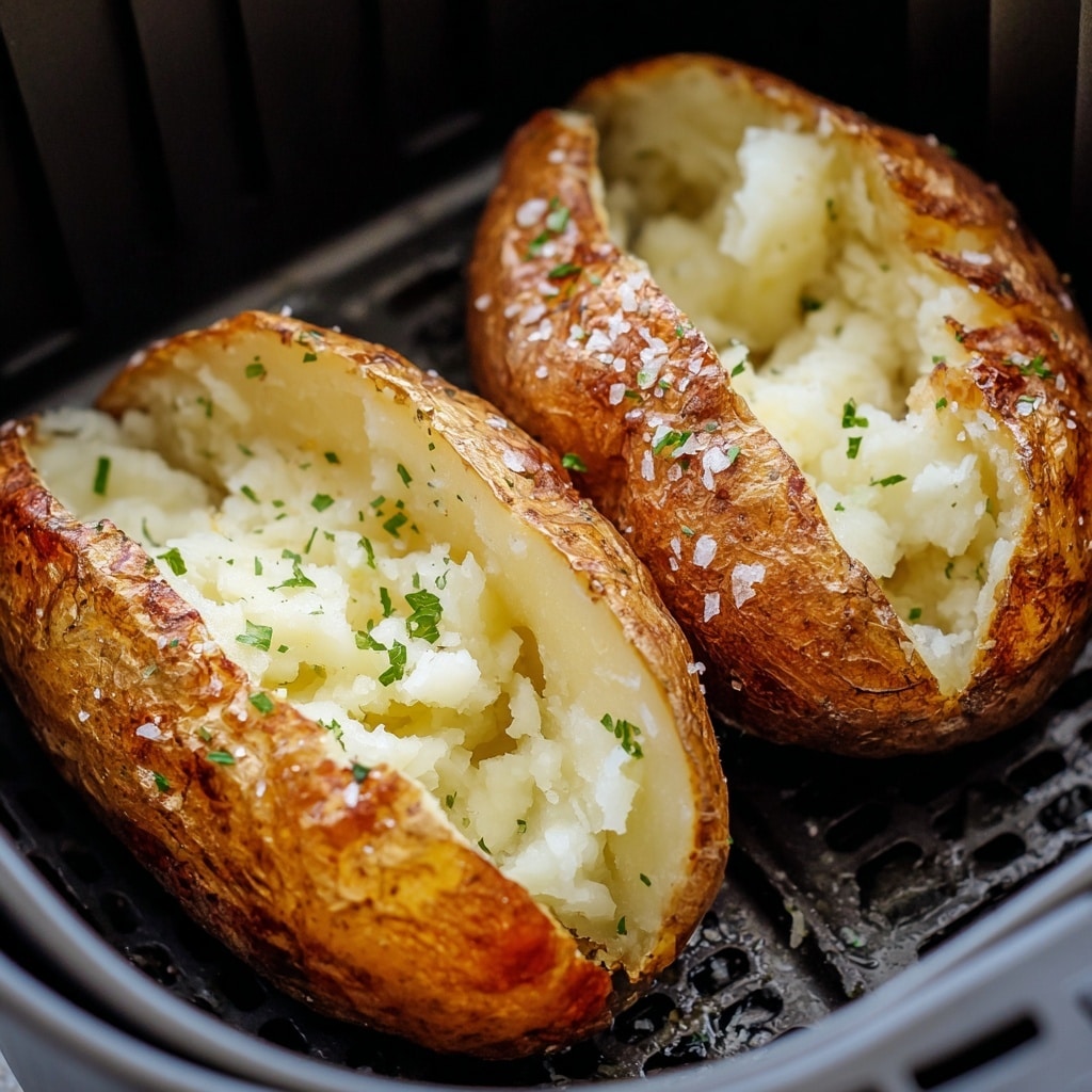 Air Fryer Baked Potatoes Recipe - Recipe Image