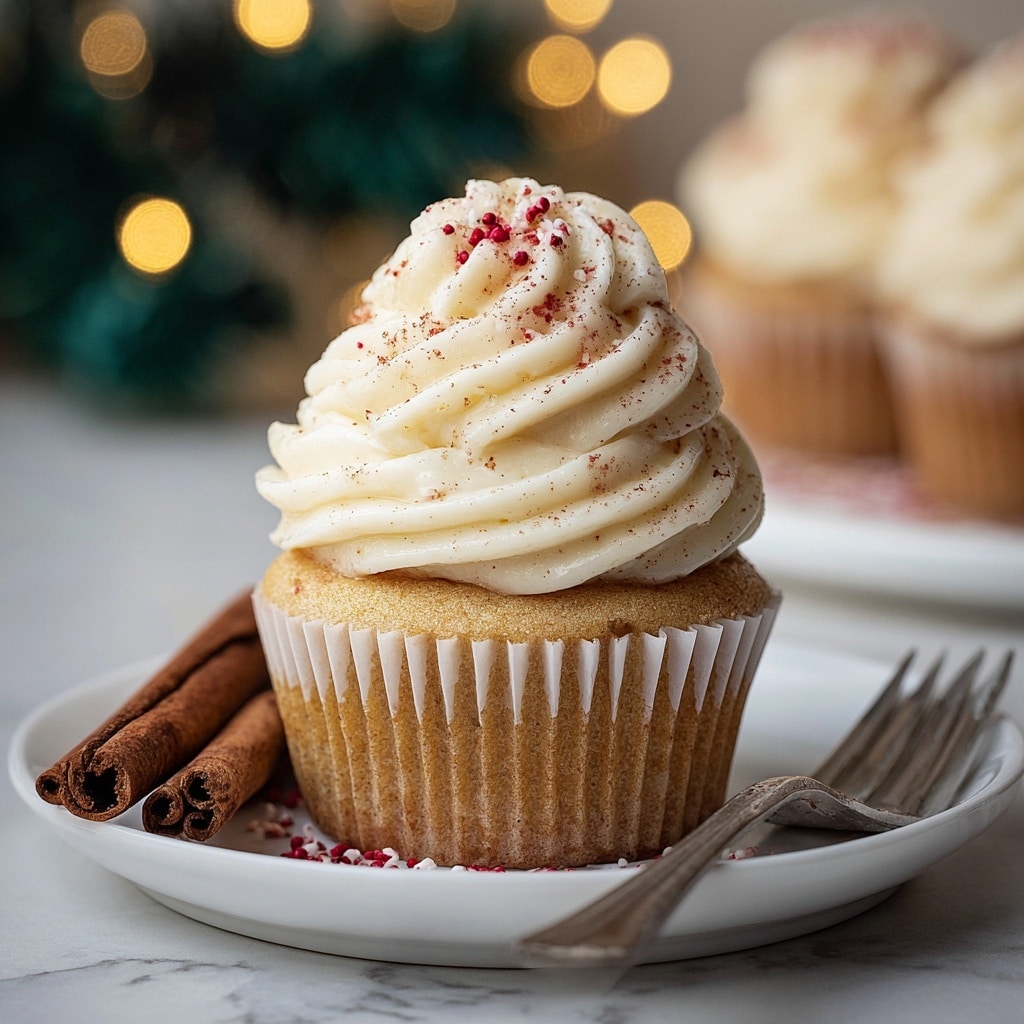 Eggnog Cupcakes Recipe - Recipe Image