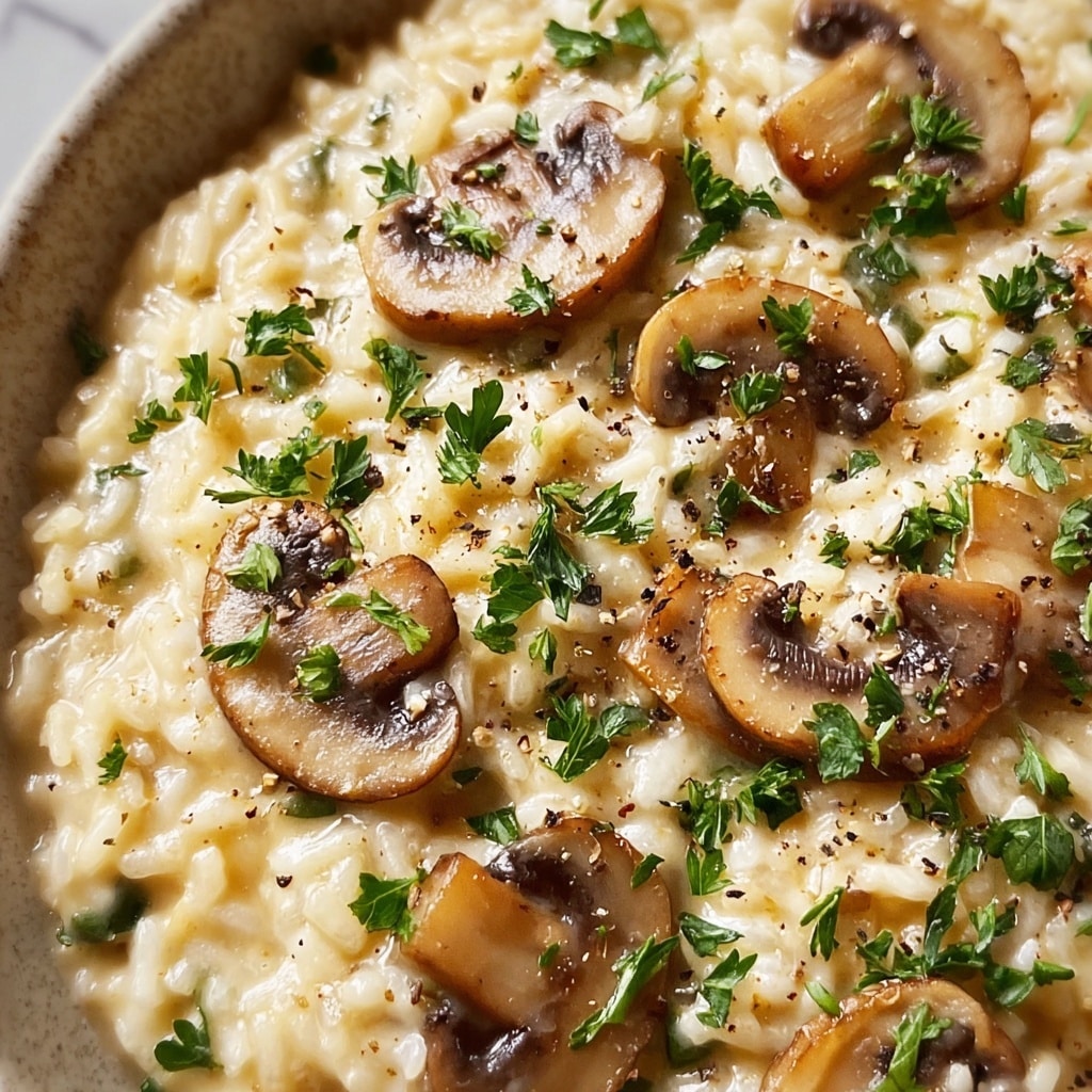Creamy Mushroom Rice Recipe - Recipe Image