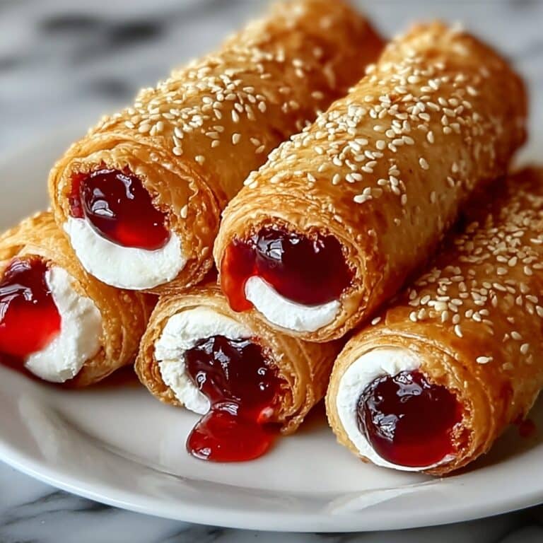 Air Fryer Cherry Cheesecake Egg Rolls Recipe