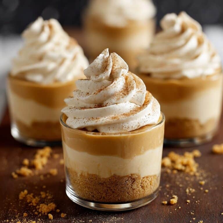 No-Bake Mini Pumpkin Cheesecakes Recipe