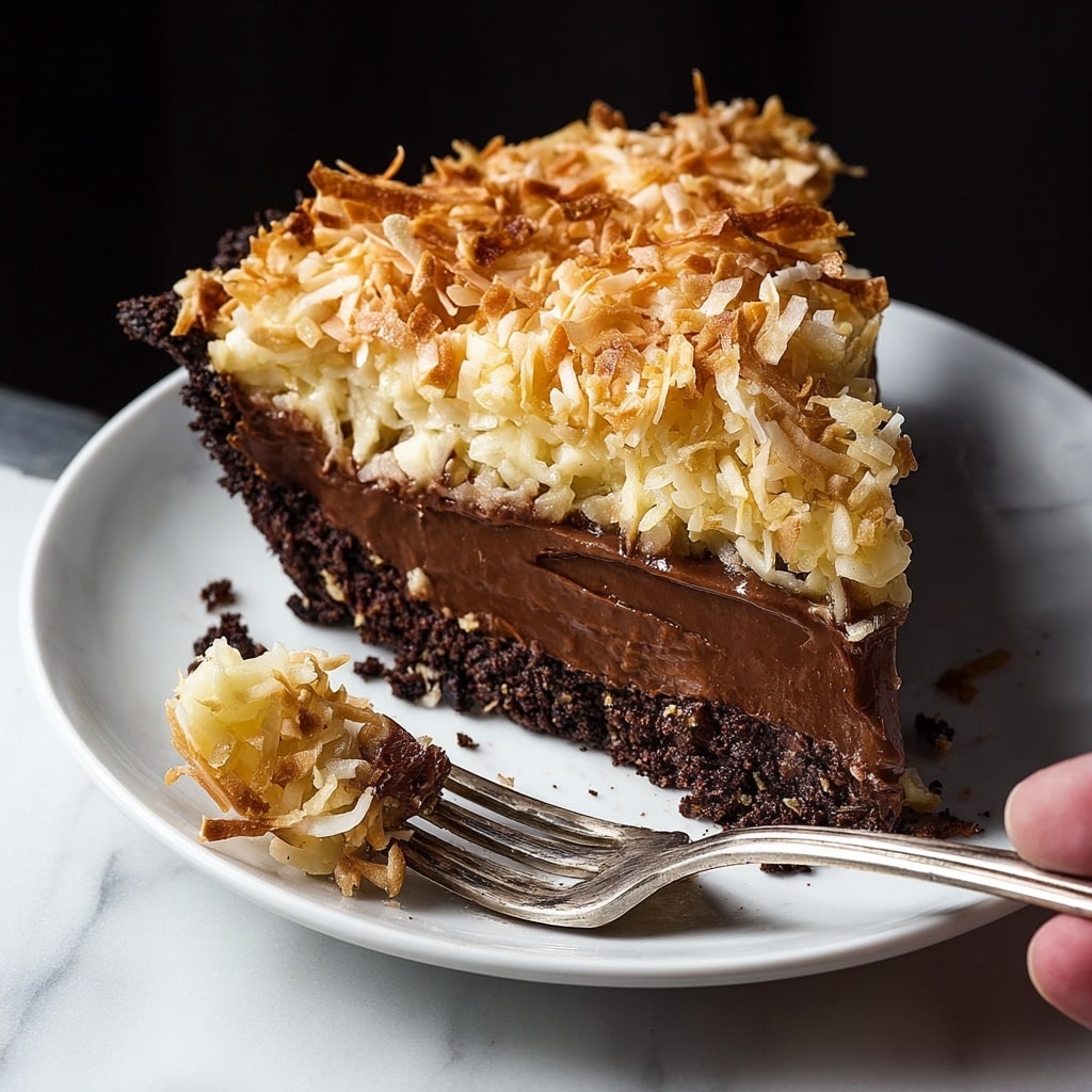 No-Bake German Chocolate Pie Recipe - Recipe Image