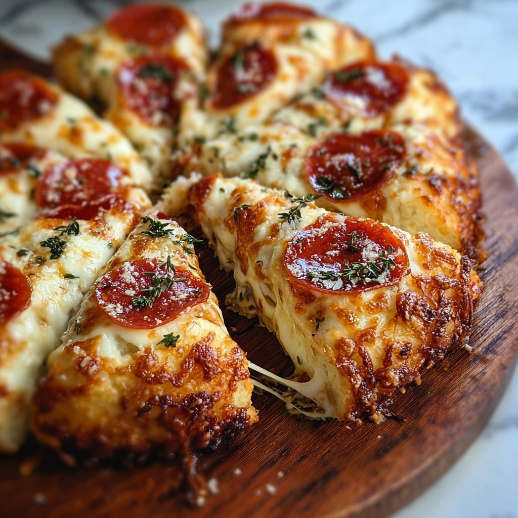 Delicious Pull-Apart Pizza Bread Recipe - Recipe Image