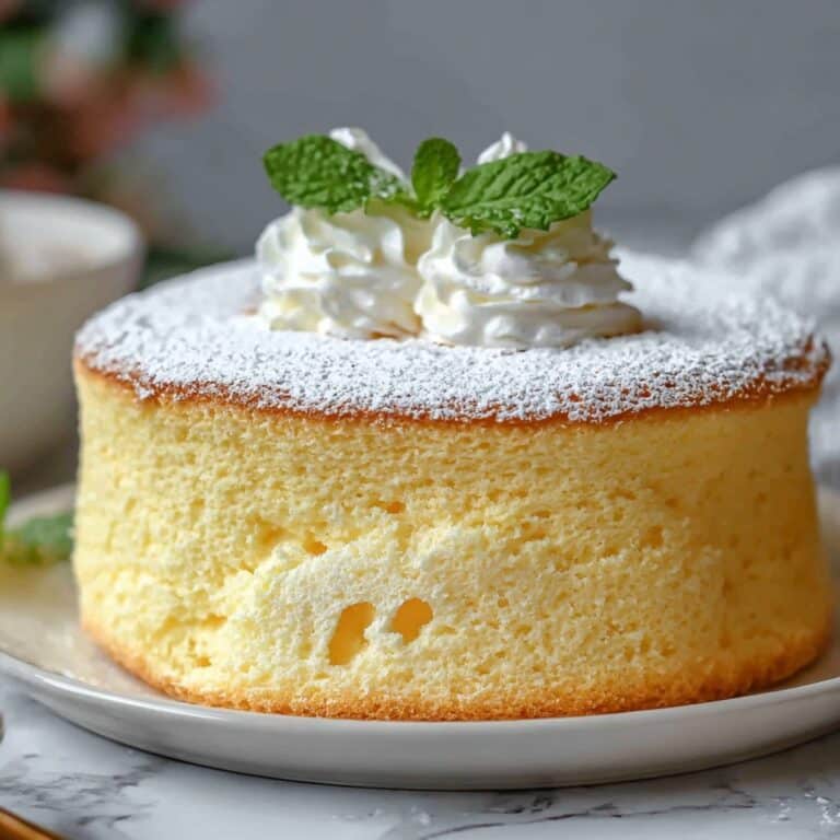 Light & Fluffy Yogurt Cloud Cake Recipe