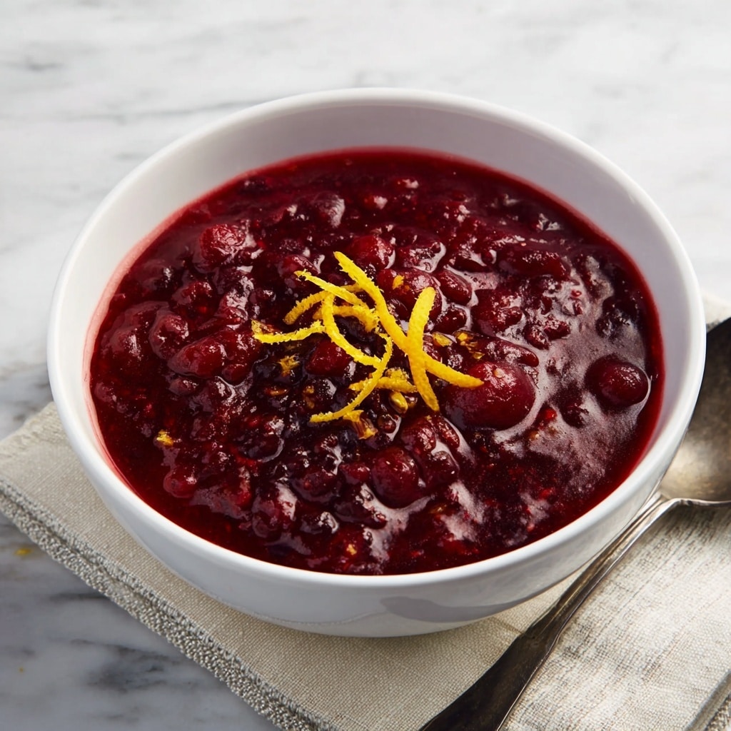 Lemon-Kissed Cranberries Recipe