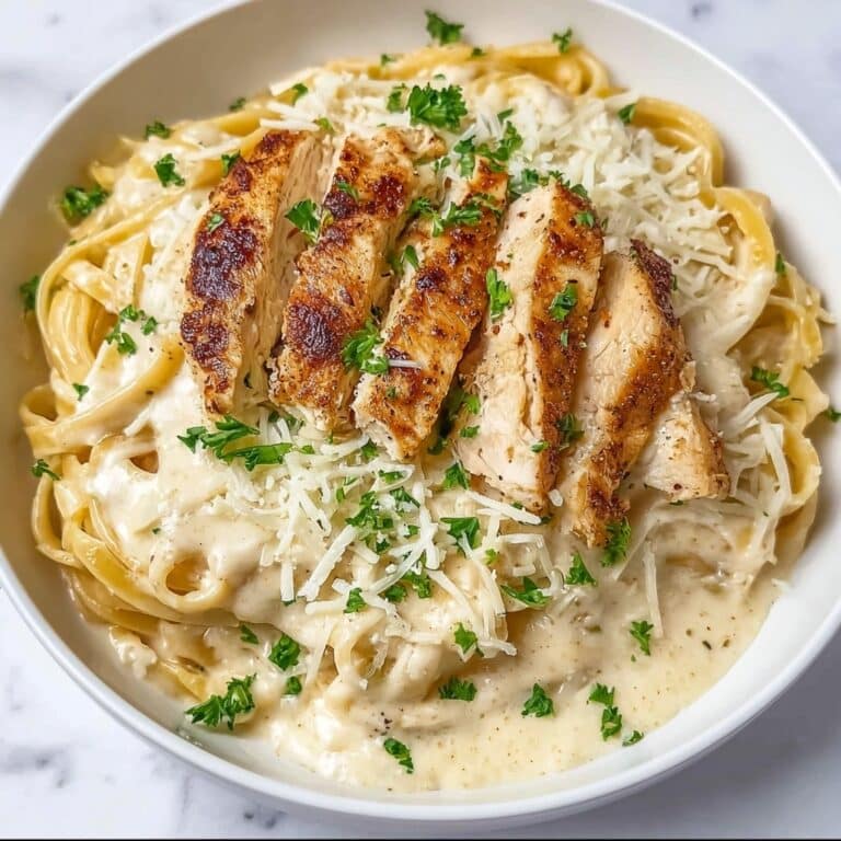 Italian Chicken with Sun-Dried Tomato Cream Sauce over Linguine Recipe