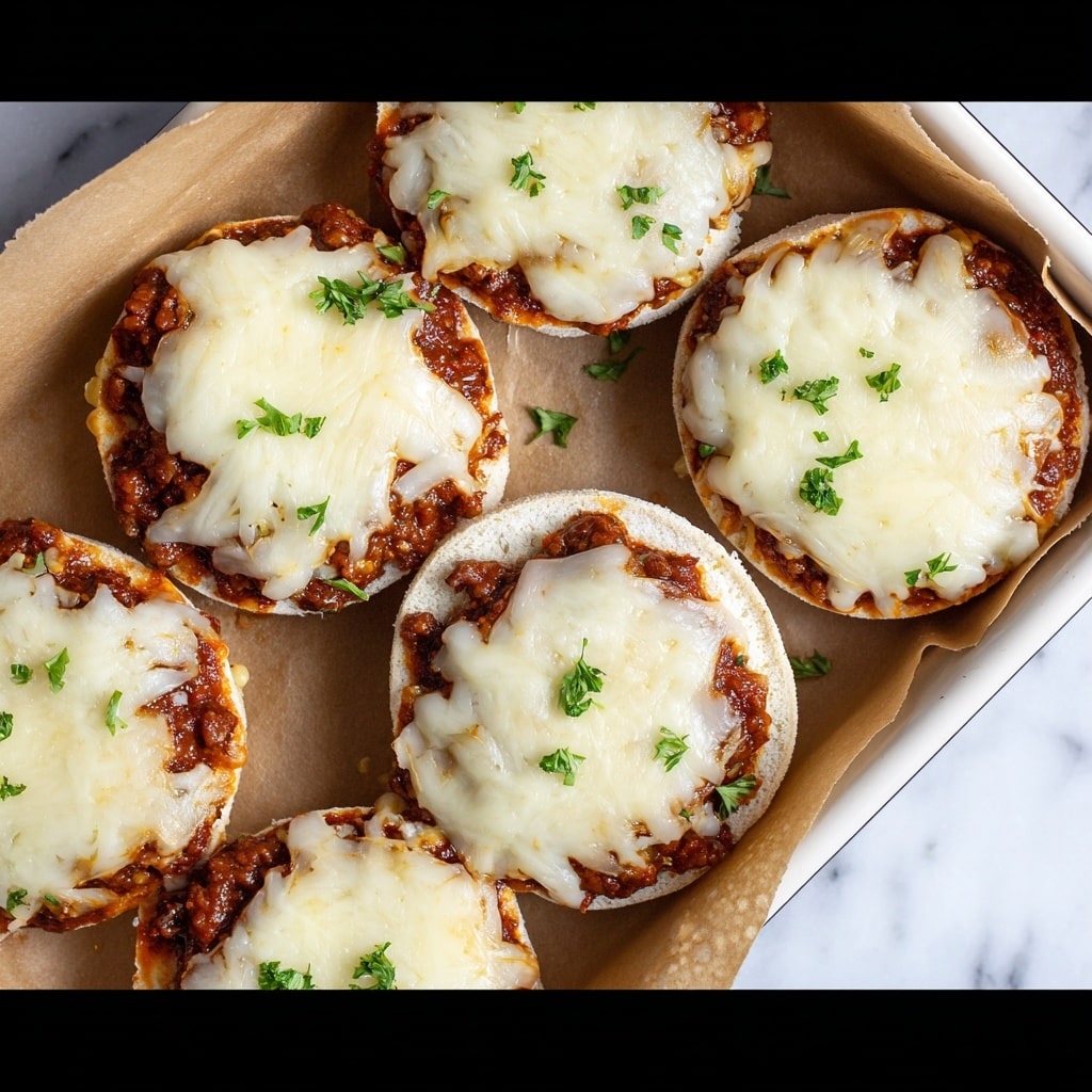 Old School Pizza Burgers Recipe - Recipe Image