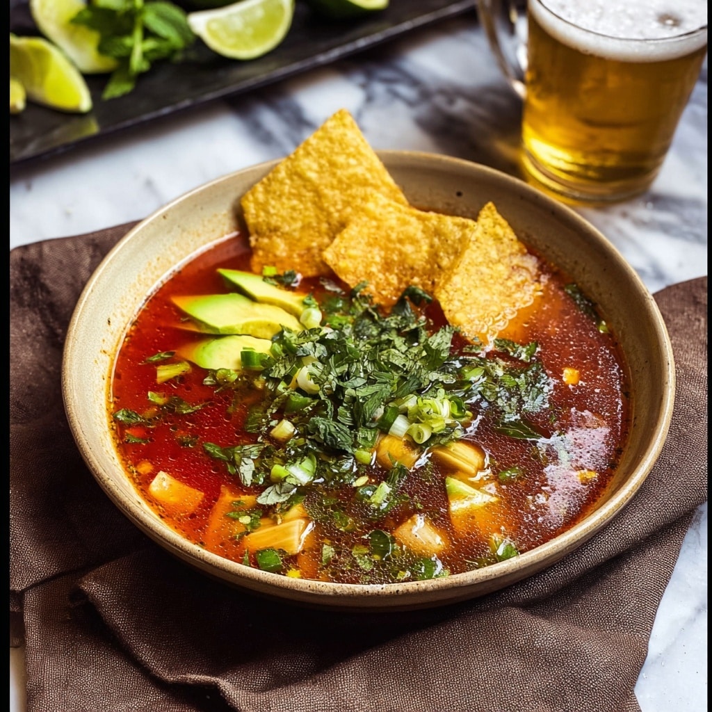 Salsa Verde Tortilla Soup Recipe - Recipe Image