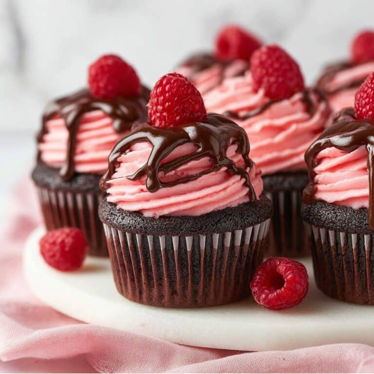 Raspberry Chocolate Cupcakes Recipe