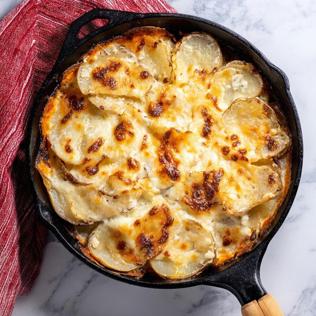 Cheesy Potato Meatball Casserole Recipe - Recipe Image