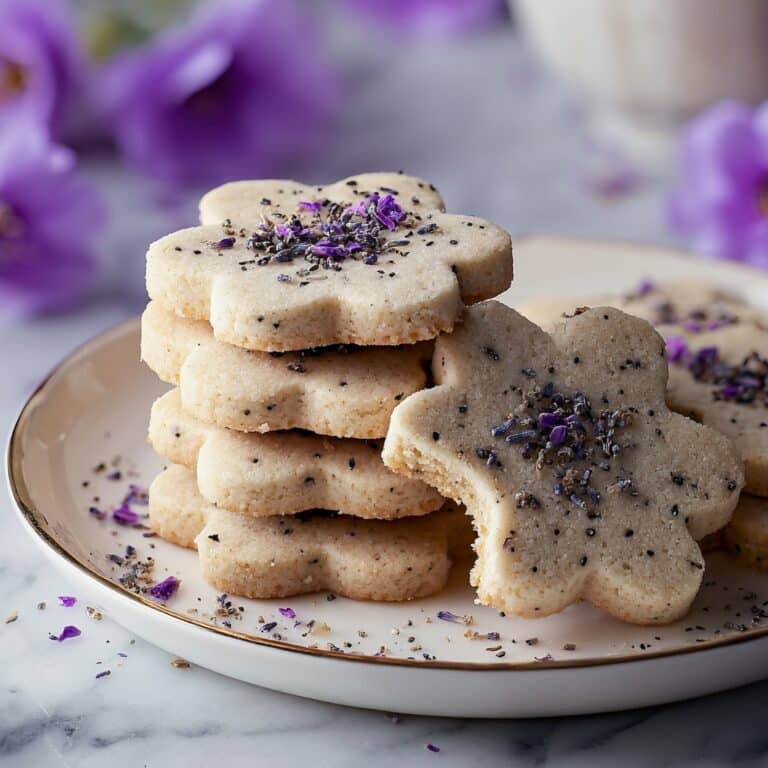 Lavender Shortbread Cookies Recipe