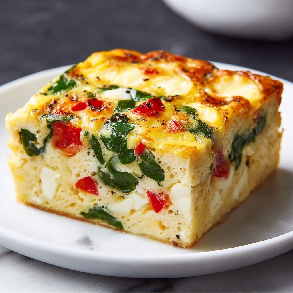 Vegetable and Gruyère Challah Strata Recipe - Recipe Image