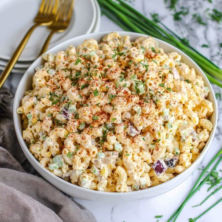 Deviled Egg Macaroni Salad Recipe