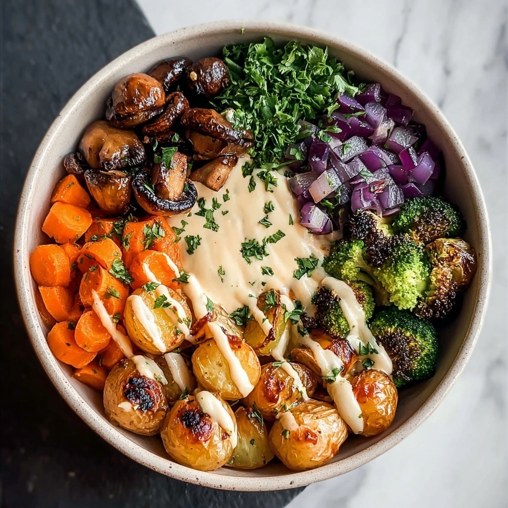 Mediterranean Veggie Bowls Recipe - Recipe Image