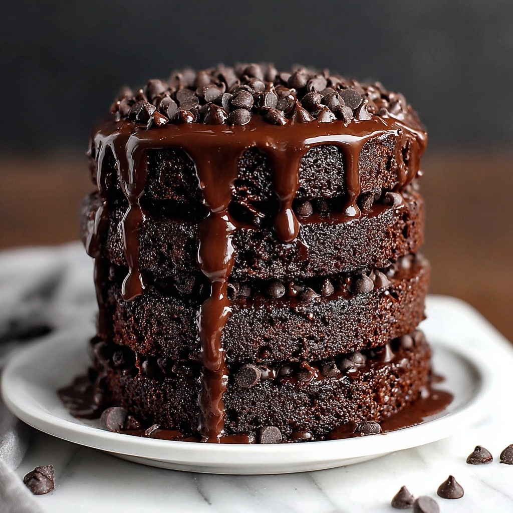 Hot Fudge Brownie Bread Recipe - Recipe Image